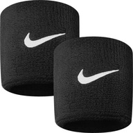 Frotka na rękę NIKE SWOOSH WRISTBANDS - zestaw 2 sztuki, czarne