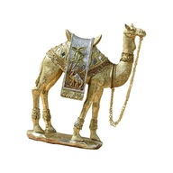 Kolekcja figurek wielbłąda żywica statua zwierzątko ozdoba na biurko wielbłąd S