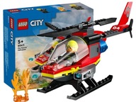 LEGO CITY 60411 STRAŻACKI HELIKOPTER RATUNKOWY zestaw klocków dla dzieci +5