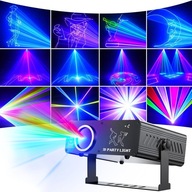 EHAHO Oświetlenie dyskotekowe L2700 światła RGB DJ animacje 3D L143