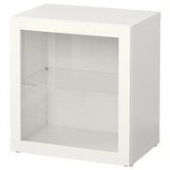 IKEA BESTA Vitrína biela Sindvik 60x42x64 cm