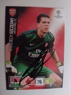 Karta panini autograf Arsenal Wojciech Szczęsny Champions League 2012/13