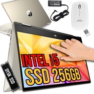 Notebook HP Super Laptop x360 zlatý pre dievča 14" Intel Core i5 8 GB / 256 GB zlatý