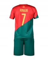 Ronaldo Portugalia strój komplet piłkarski 164