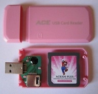 ACE3DS NAGRYWARKA gier .NDS 2DS DSi 3DS R4i Gold + Karta 32GB Emulatory