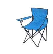 Krzesło składane turystyczne wędkarskie - kolor niebieski