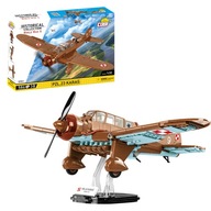 COBI 5751 Samolot PZL.23 Karaś HC WW2 586 El. SAMOLOT BOMBOWY Z KLOCKÓW WOJ