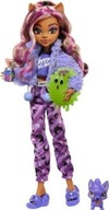 Mattel Monster High Upioroparty Clawdeen Wolf PiżamaParty (HKY67)