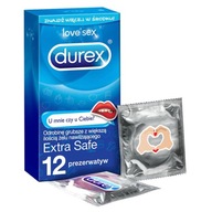 Durex Mocne Prezerwatywy Extra Safe Emoji x12