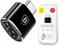 BASEUS UNIWERSALNY ADAPTER PRZEJŚCIÓWKA KONWERTER USB DO USB-C TYPU C 5V 3A