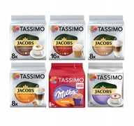Kapsułki Tassimo Jacobs zestaw kaw latte, białych, 5+1 GRATIS! 56 kapsułek