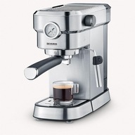 Bankový tlakový kávovar Severin KA 5995 1350 W strieborná/sivá