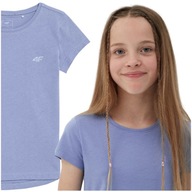 koszulka dziewczęca 4f sportowa bawełniana