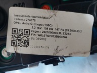dials clock ASTRA G 2.2 16V 24459712XQ