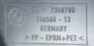 B13 BMW G30 G31 mudguard right part original 7340786