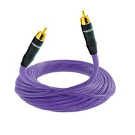 Melodika MDSW100 (MDSW-100) kabel do subwoofera (RCA-RCA) Purple Rain - 10m