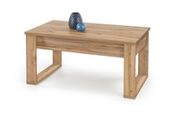 NEA lavica so zásuvkami farba dub wotan konferenčný stolík obdĺžniková zásuvka