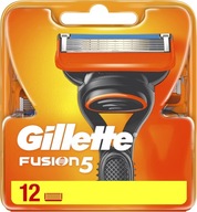 GILLETTE FUSION 5 OSTRZA WYMIENNE DO MASZYNKI DO GOLENIA 12SZT