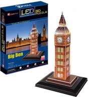 Cubicfun PUZZLE 3D Zegar Big Ben (Światło) L501H