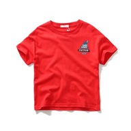 Dziecko Odzież T-shirty mody rekiny Prints luźne B380-85