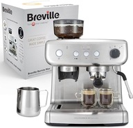 Bankový tlakový kávovar Breville VCF126X 1600 W strieborná/sivá
