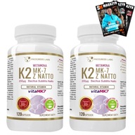 VITAMIN K2 200mcg VITAMK-7 VEGÁN PRÍRODNÁ 240kap