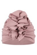 CZAPKA DZIECIĘCA DLA DZIECI TURBAN ANASTASIA PINK 50