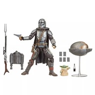 STAR WARS BLACK THE MANDALORIAN DIN DJARIN CHILD GYŰJTŐI FIGURA
