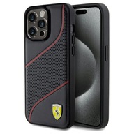 Ferrari Leather etui Skórzane obudowa pokrowiec case do iPhone 15 Pro Max