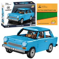 KLOCKI COBI 24331 SAMOCHÓD TRABANT 601 S 1420 EL. i PŁYTKA KONSTRUKCYJNA