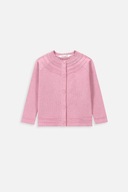 Rozopínateľný sveter pre dievčatá 74 Pink Coccodrillo WC4