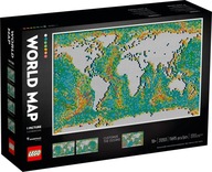 LEGO 31203 Art - Mapa sveta NAJVÄČŠIA Sada kociek 11695 dielikov NOVÁ