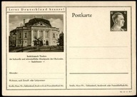 karta pocztowa 1941 Cieszyn Teschen. Stadttheater