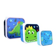 Snack box raňajky 3w1 PRET Dragon Navy