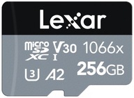 Lexar 256GB microSDXC High-Performance 1066x UHS-I C10 A2 V30 U3