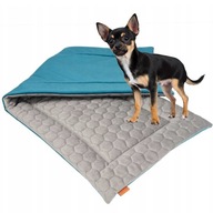 Podložka na matrac pre psa do klietky ohrádky odolná modrá 50x80cm
