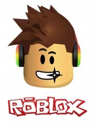 Wydruk cukrowy na tort - na masie cukrowej jadalny - ROBLOX głowa - 13 cm