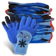 12 PAR Ochranné pracovné rukavice Zateplené Zimné Hrubé Latexové Arhem 10
