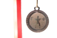 Medal fi 32mm ciężary strongman