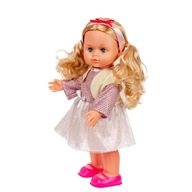 Bábika bábika chodiaca 40 cm princezná chodí hovorí spieva dlhé vlasy