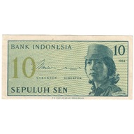 Banknot, Indonesia, 10 Sen, 1964, KM:92s, VF(20-25