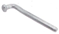Hákový hrot T4 na lano 4 mm