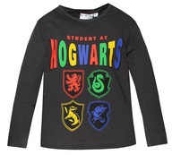 HARRY POTTER BLUZKA KOSZULKA Z DŁUGIM RĘKAWEM DLA CHŁOPCA T-SHIRT 128