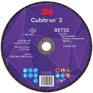 3M Cubitron 3 Rezný kotúč, 88732, P36+, T41, 230mm x 2mm x 22,23mm