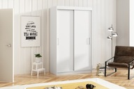 Szafa przesuwna IPSO 120 Garderoba biała grafit dąb kolory