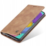 Flipové puzdro Zaps pre Samsung Galaxy A71 Case hnedé