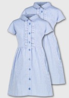 TU Modré školské šaty 2-balenie roz 158 cm