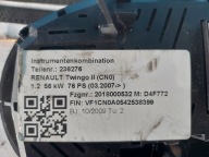 dials clock TWINGO II 1.2 B 8200725329