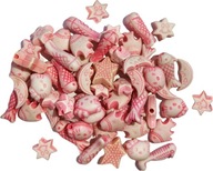 Akrylové korálky Pastelové Mix vzorov 60ks ruží
