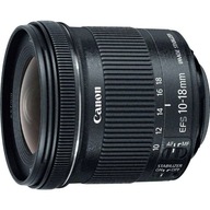 Canon EF-S 10-18 mm f/4,5-5,6 IS STM + EW73C + zestaw LC czarny